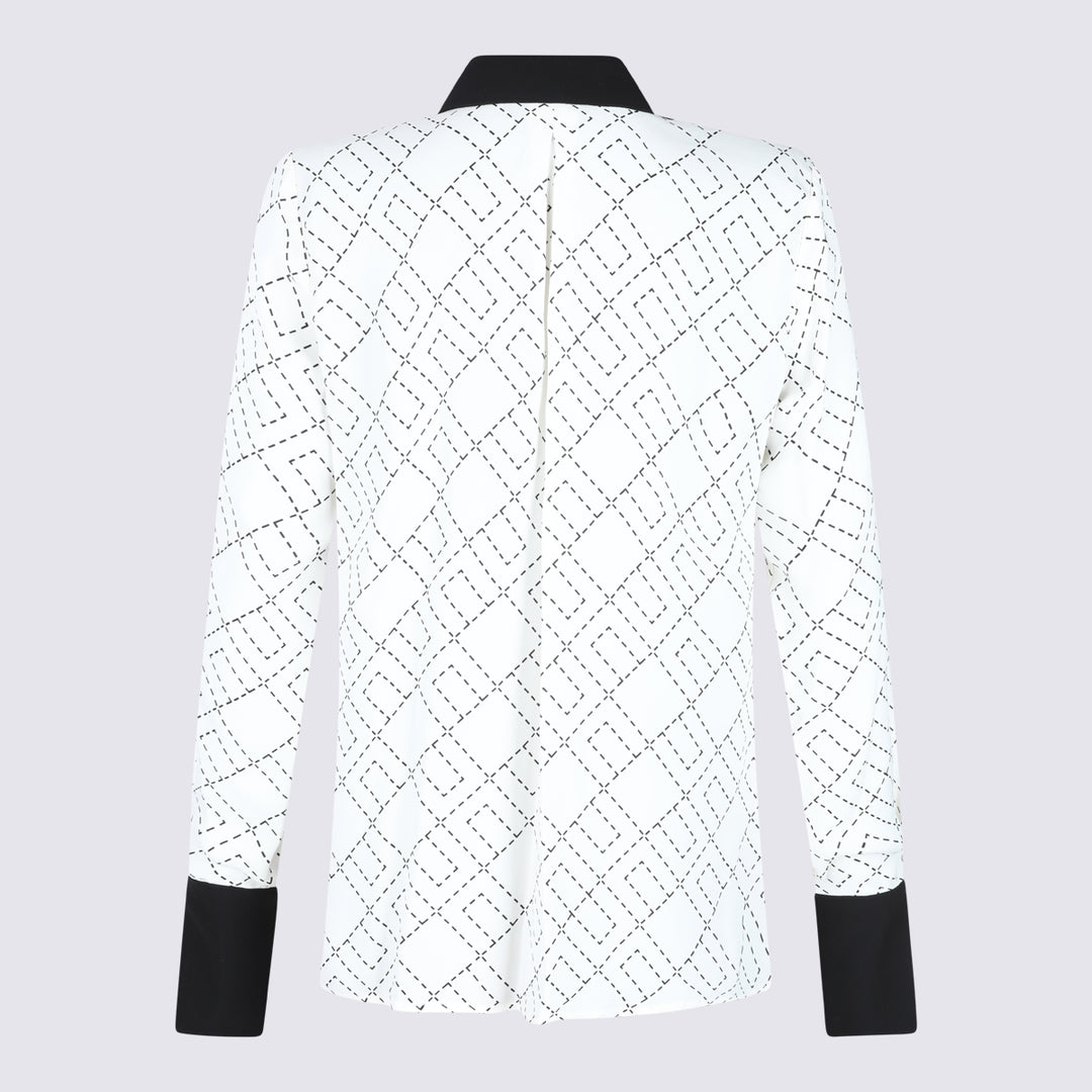 Elisabetta Franchi Shirts - MILK/NERO | 1b30e686bfd12d24b84162e2f9bb156db3c81e90