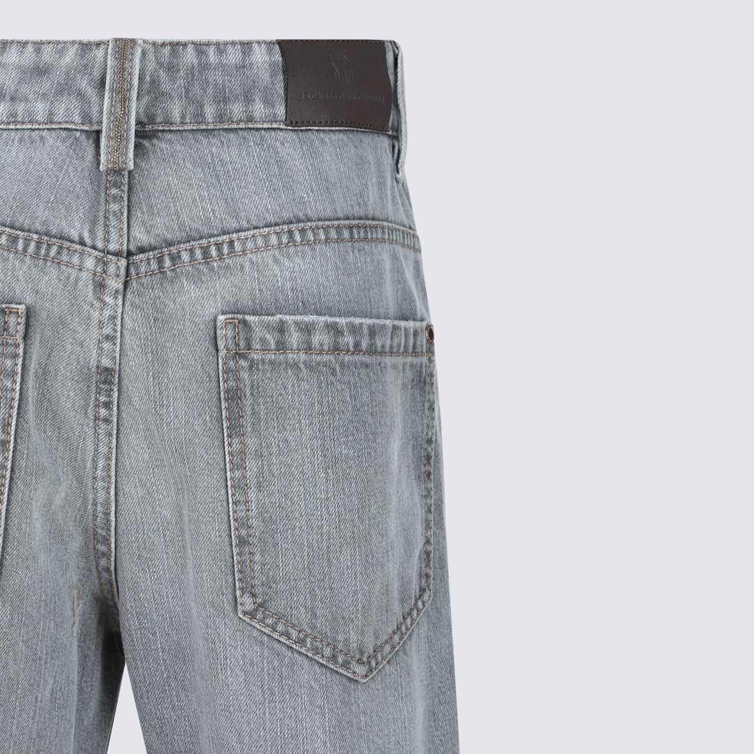 Brunello Cucinelli Jeans - LIGHT GREY DENIM | 7b29f8d1e3e1f53f24710b7697714581e94801a1