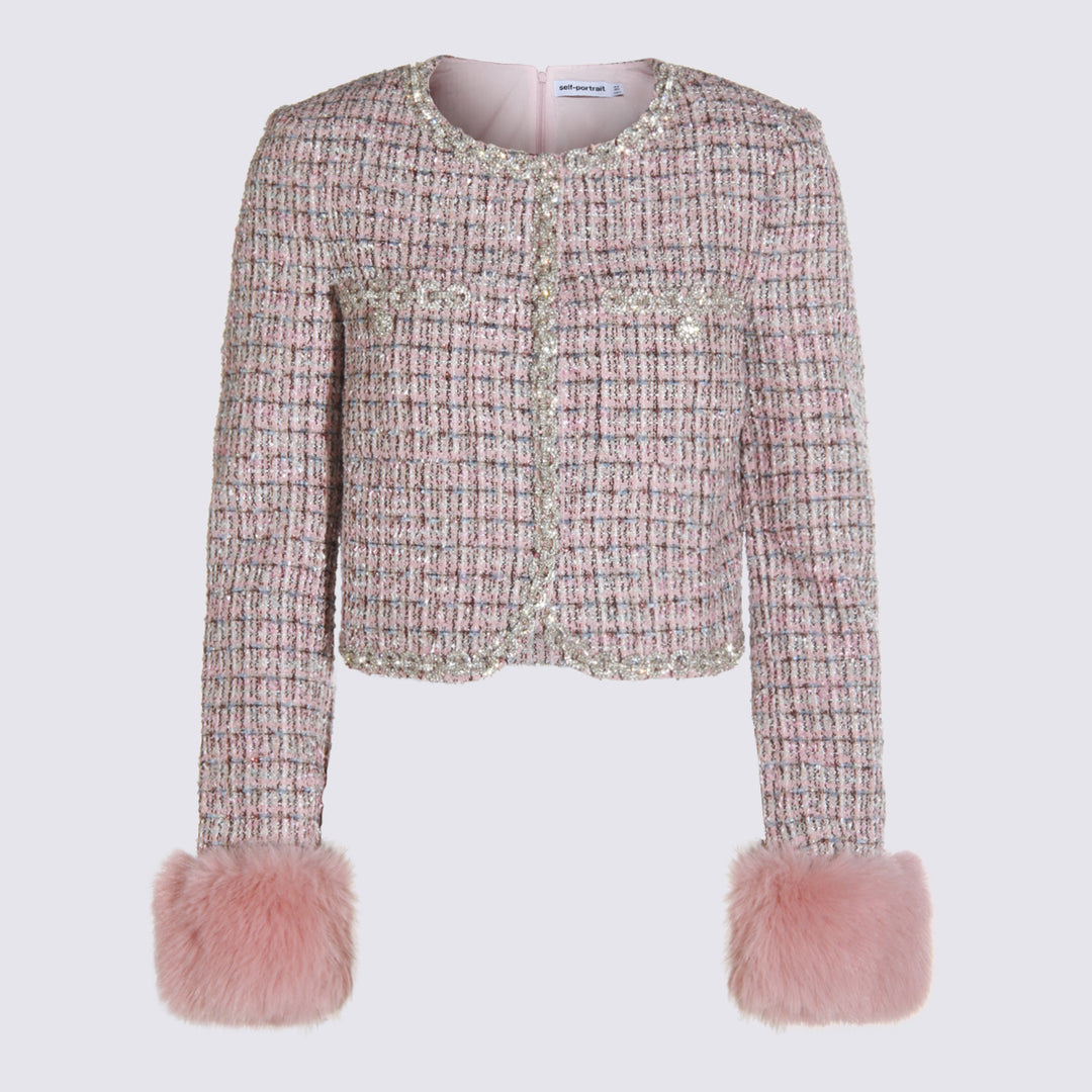 Self-Portrait Jackets - Light and natural | 80d6927f9d1b26b6387e504af434f49a66f7edc5