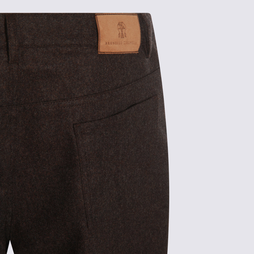 Brunello Cucinelli Trousers - Brown | d95225325014243237335d86222196f1e7e9ce0e