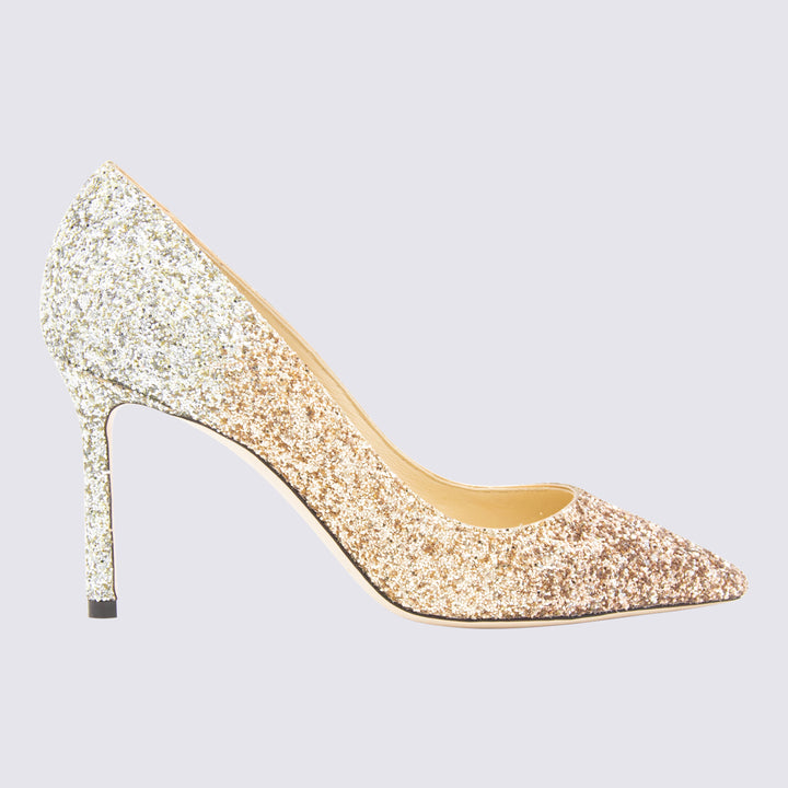 Jimmy Choo With Heel - GOLD/GOLD/SILVER | 9c7f63a748a2fcd7eeb6a2db3eeeda2c053fe008