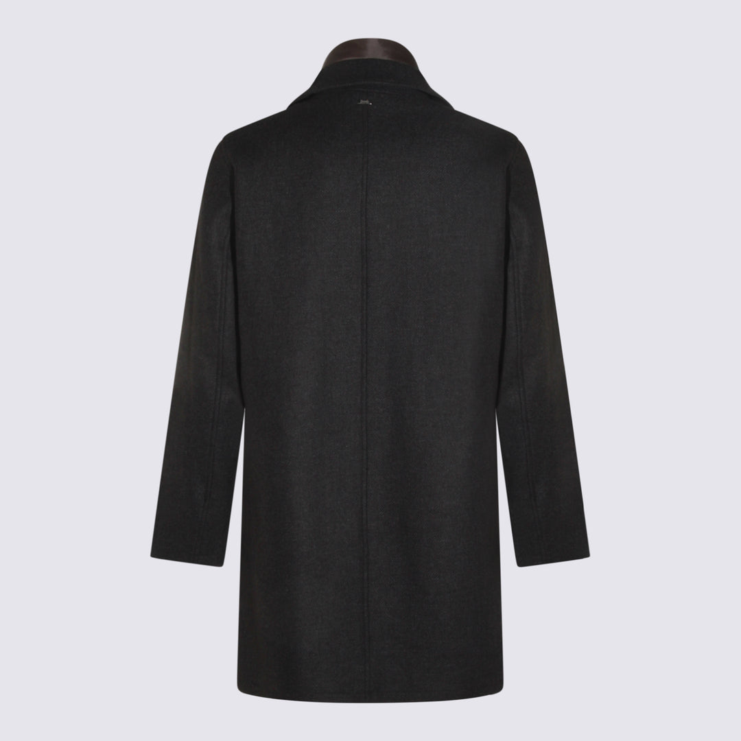Herno Coats - Blacks and greys | e0f0affadeb69f22179ef07a5287fd9024793d2e