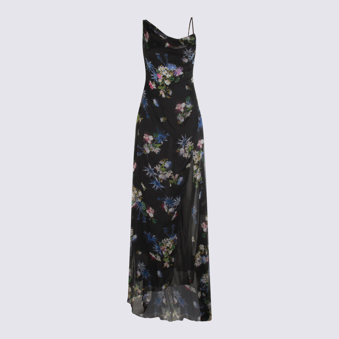 Blumarine Dresses - BLACK/BRILLIANT BLUE | 4465da70399c6c67278d87e250d1a77a045be497