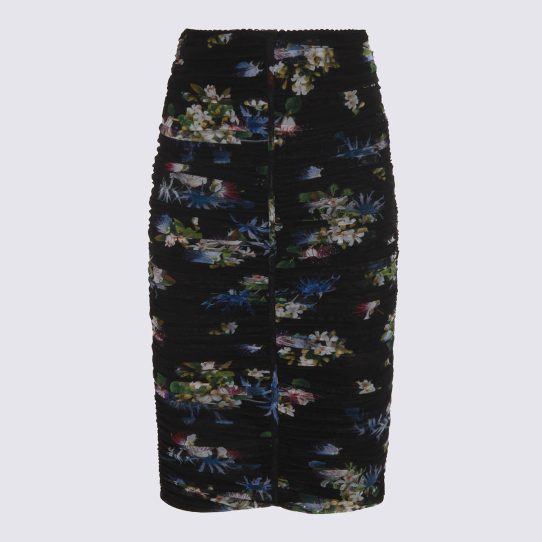 Blumarine Skirts - BLACK/BRILLIANT BLUE | adf7ba28e356ce8638a684d971417085e80ba886