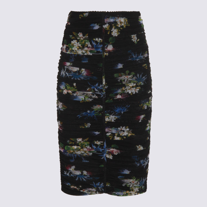 Blumarine Skirts - BLACK/BRILLIANT BLUE | adf7ba28e356ce8638a684d971417085e80ba886