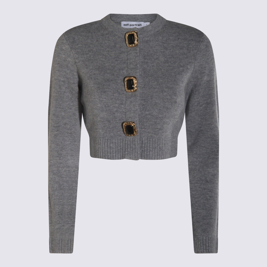 Self-Portrait Sweaters - Blacks and greys | ff8476ebe1e14af7947814e04961fec65711ef48