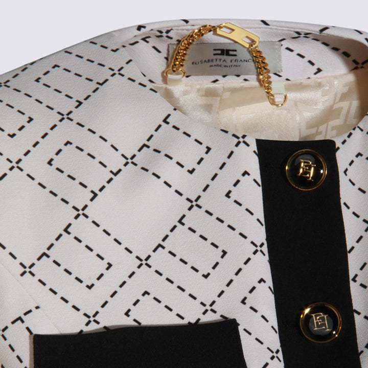 Elisabetta Franchi Jackets - MILK/NERO | 1cc8973ffc15c7c8c1312710c3bae099a1a960fd