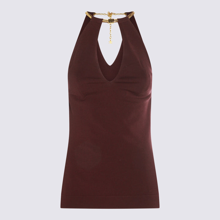 Elisabetta Franchi Top - MERLOT | 7a284840bd6052bade50eadcea4ece95654007c7
