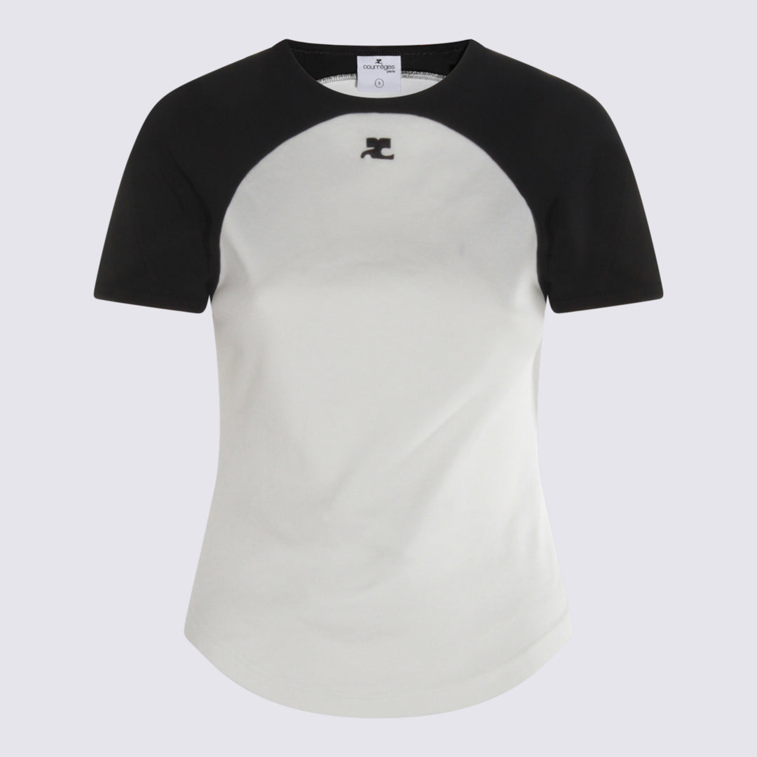 Courreges T-shirts and Polos - HERITAGE WHITE/BLACK | 80eefebbad468e08f1e4cd74efc340ff67fe6719