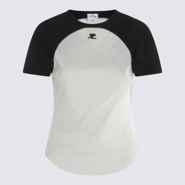 Courreges T-shirts and Polos - HERITAGE WHITE/BLACK | 80eefebbad468e08f1e4cd74efc340ff67fe6719