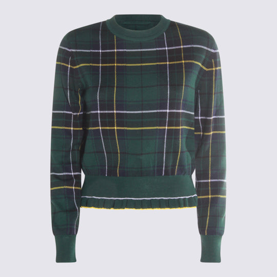 Sweaters Navy/Green/Yellow