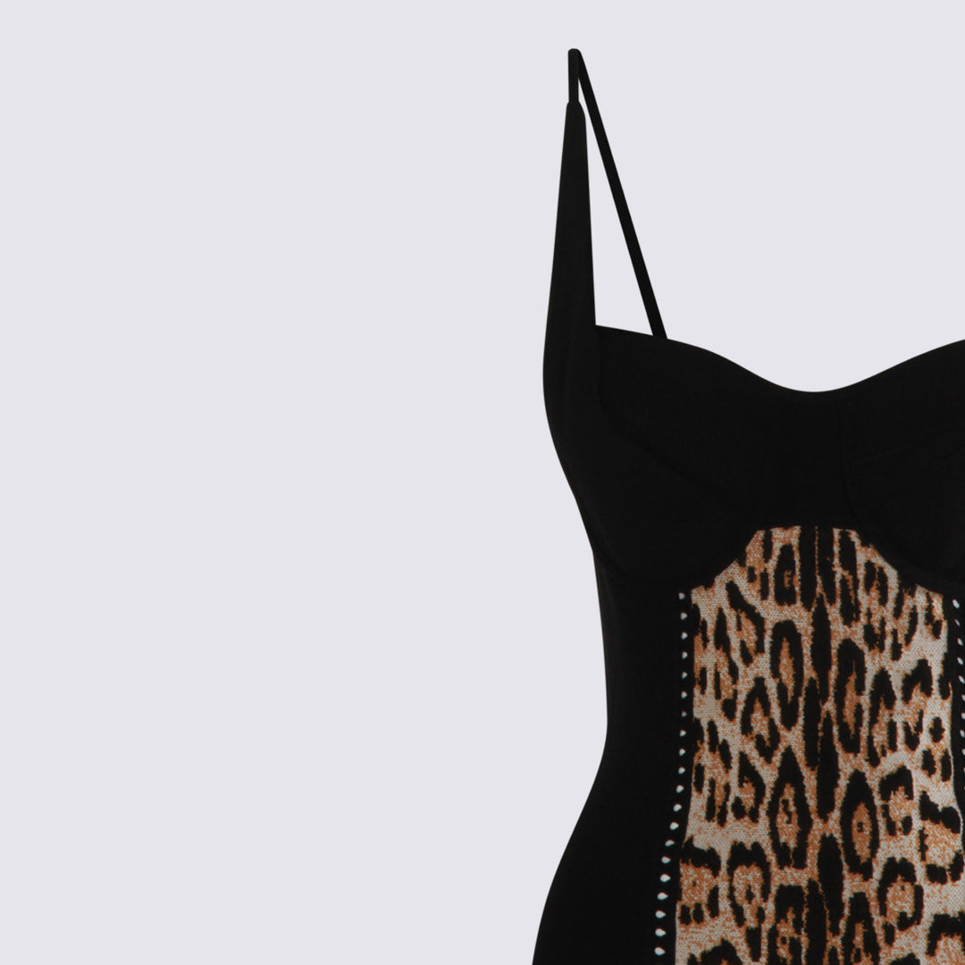 Roberto Cavalli Dresses - LEOPARDO/NERO | d31125a953fe39329c9fcae0f13e74ca47d23cbe
