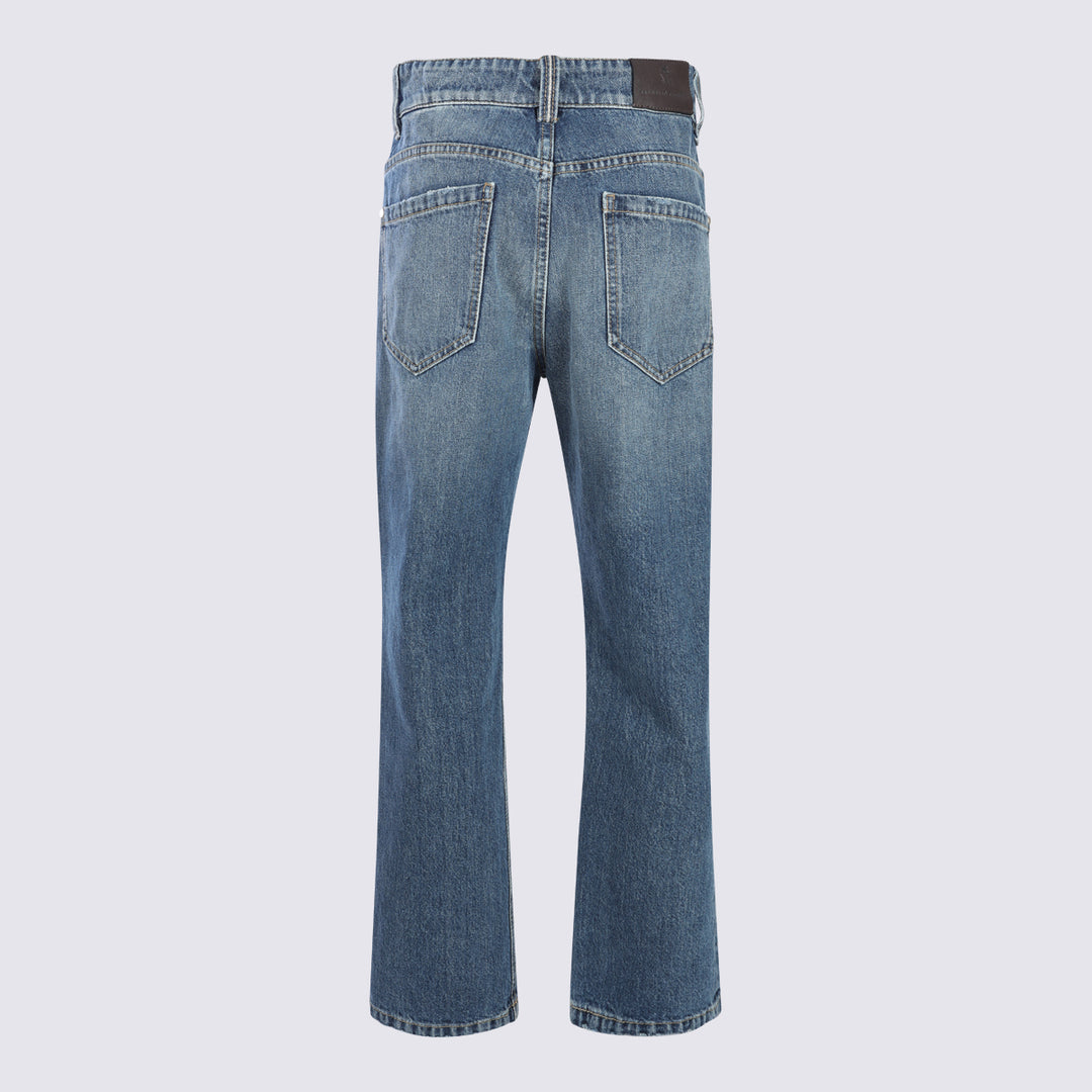 Brunello Cucinelli Jeans - AGED BLUE DENIM | bc7cb109837d8af73888ee44e8bb034edcd055ac