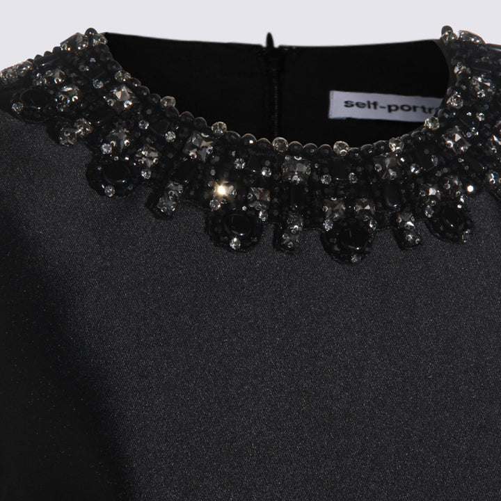 Self-Portrait Dresses - Blacks and greys | 3428a0335234b5448b8688eb7c645ca76aa5d2c9