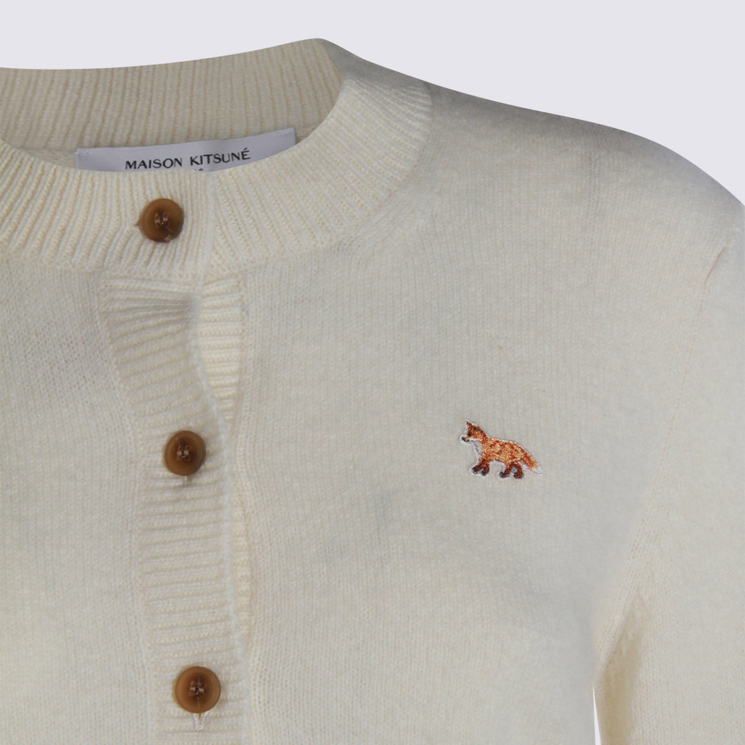 Maison Kitsune' Sweaters - Light and natural | 81f18d3e4912fb8e3ca33335cc37b299c867e935