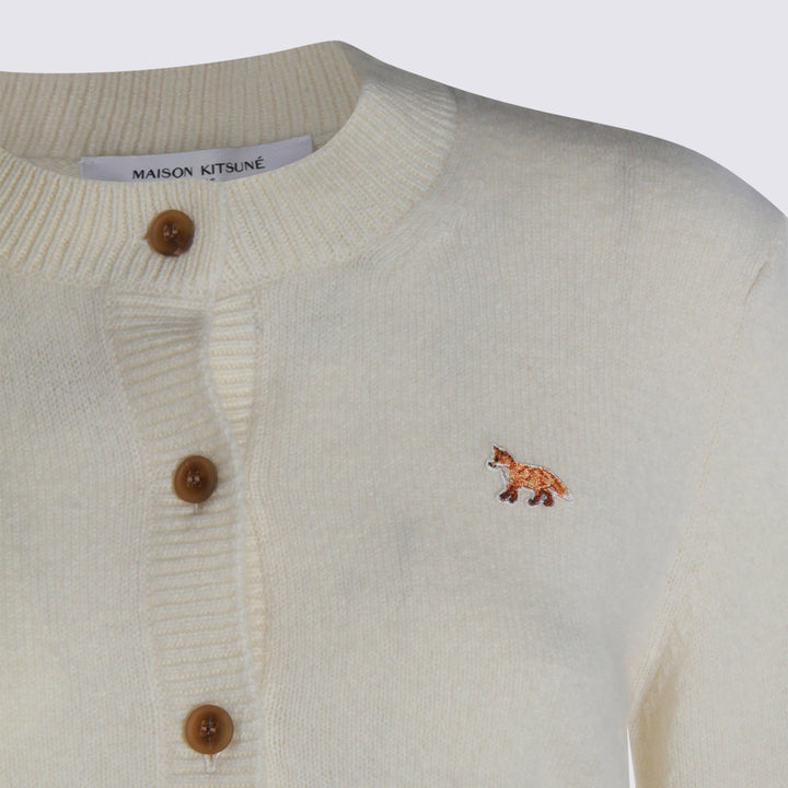 Maison Kitsune' Sweaters - Light and natural | 81f18d3e4912fb8e3ca33335cc37b299c867e935