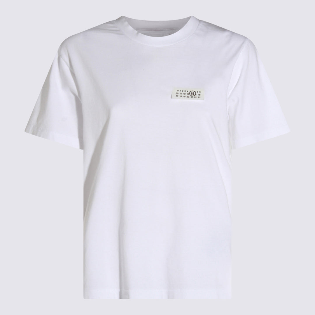 Mm6 Maison Margiela T-shirts and Polos - OPTIC WHITE | 9e2041ce4ddfee1b51a9fdeebff7635aa49a23e1