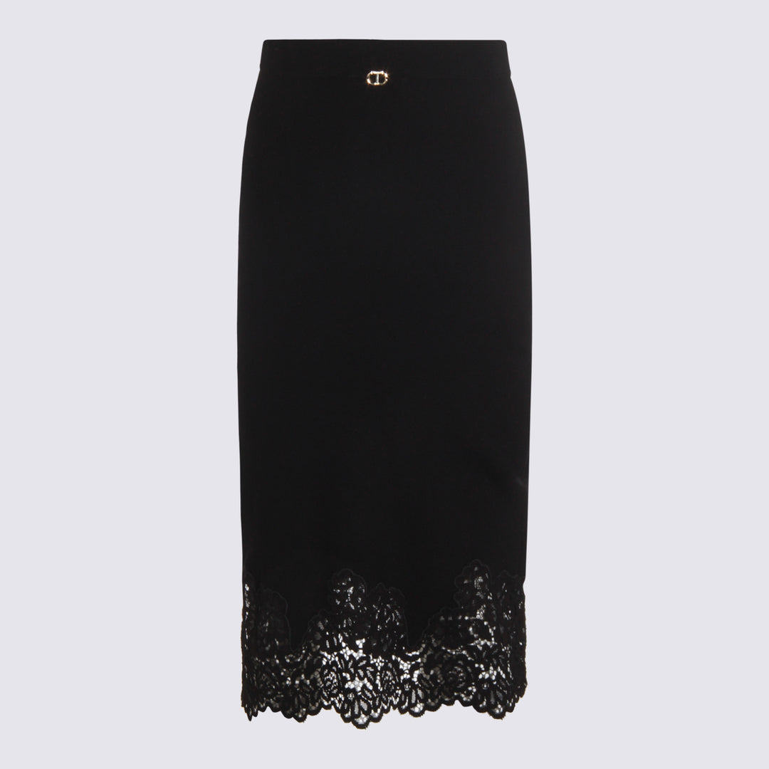 Twin-Set Skirts - Blacks and greys | da68bdb301fc442e2aa410b3e1ab4a7dfe95e985