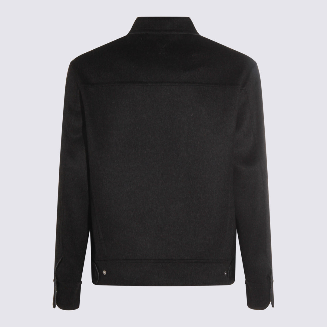 Ami Paris Jackets - Blacks and greys | 4c378ff25ad0ba85bcc66c4da9d50e3e1365bd57