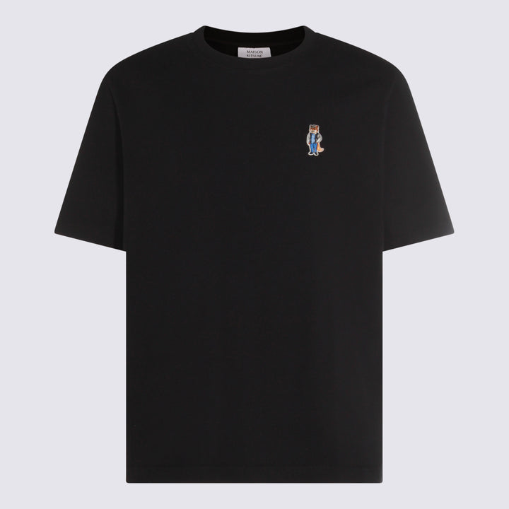 Maison Kitsune' T-shirts and Polos - Blacks and greys | 96d4a7aad25c82de44ac2f74bbc56676a87e861a