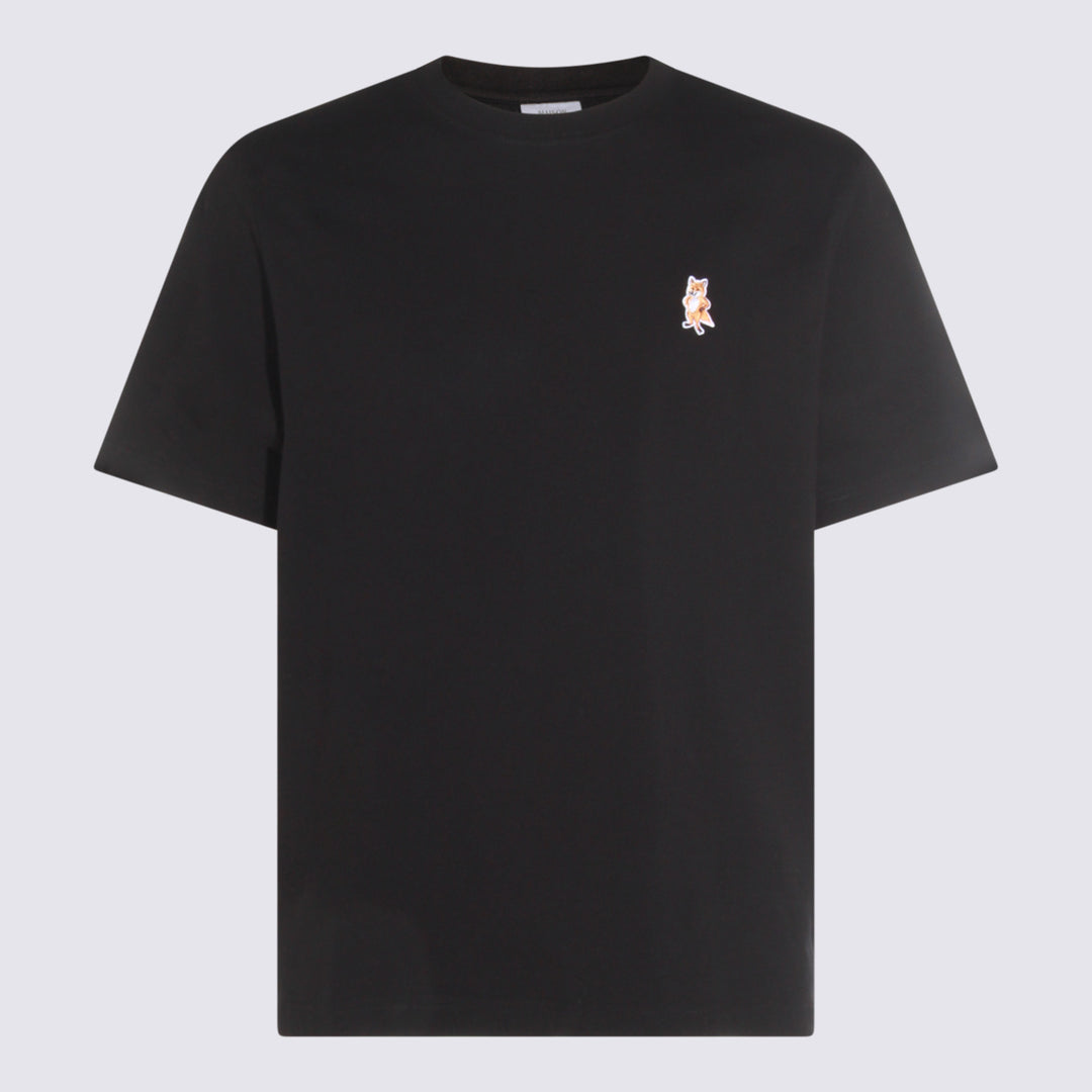 Maison Kitsune' T-shirts and Polos - Blacks and greys | 3f8cc28499b844e43333e25e058360bcc93dd29e