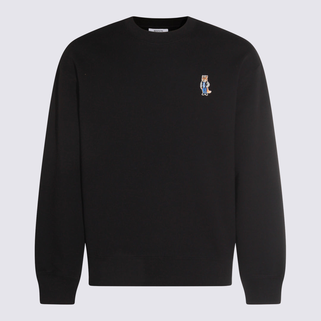 Maison Kitsune' Sweaters - Blacks and greys | e05425035caf1b2ec323e69aaba1d18cbdeccdaa