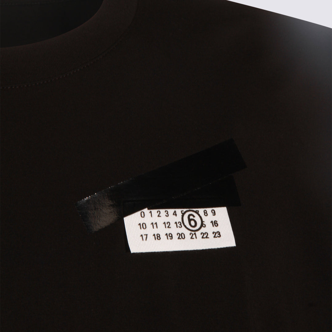 Mm6 Maison Margiela T-shirts and Polos - Blacks and greys | 9fe857ae00665d022c05f8f0f0dc251c9e0d6225