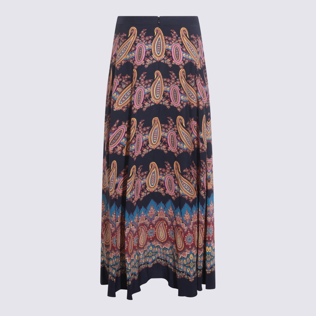 Etro Skirts - Blue and green | 8c569fe2c34ad1ca3ebd4450555a0fc2d9158a76