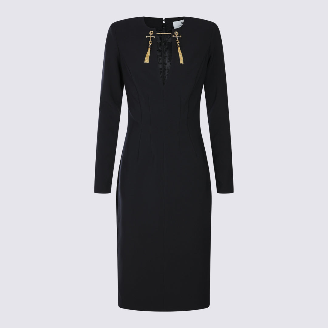 Elisabetta Franchi Dresses - Blacks and greys | 6cde84af9fd7bd5e4b13cf70ffb7adcae97d5963