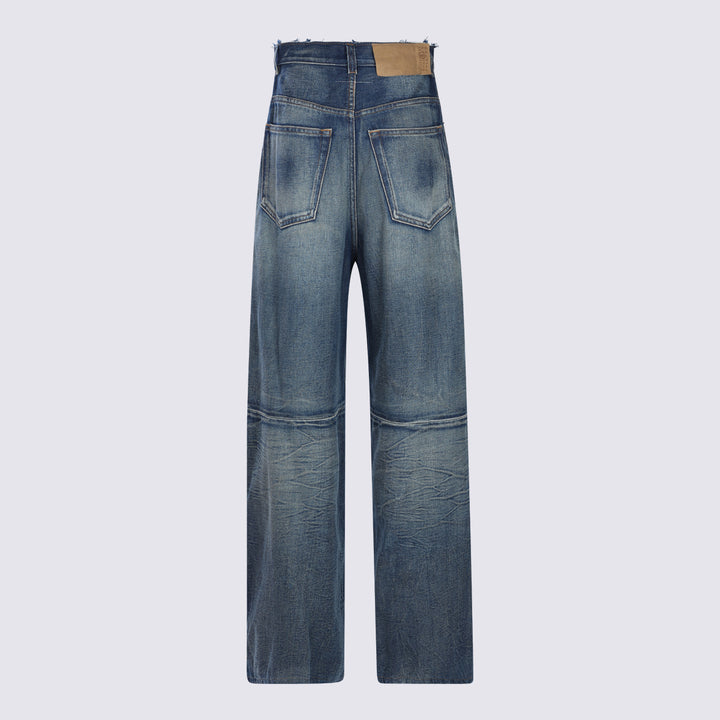 Mm6 Maison Margiela Jeans - MEDIUM BLUE | 6167bde4f13293629b2e7b5384f999a5684bf0c7