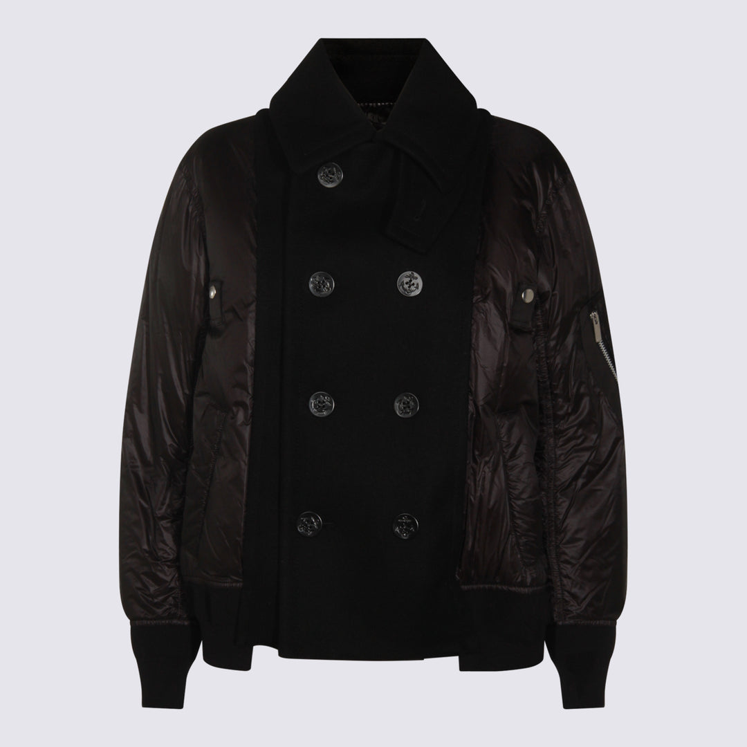 Sacai Coats - Blacks and greys | 5b3e766ef29f5f03b4f09fb8cb5af174dd318e02
