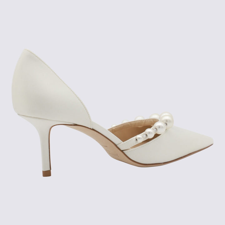Jimmy Choo With Heel - IVORY/WHITE | f125eae1c5cd89db6f63a8fe7bdc172fee380182