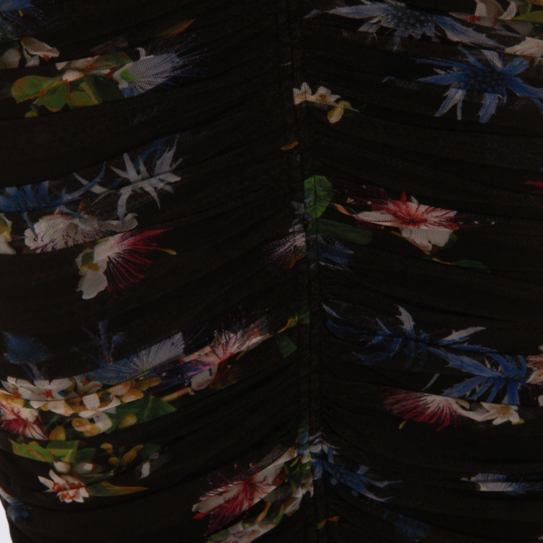 Blumarine Dresses - BLACK/BRILLIANT BLUE | 89833ccfc205c2fefc16da8d1ced691b1e150d13