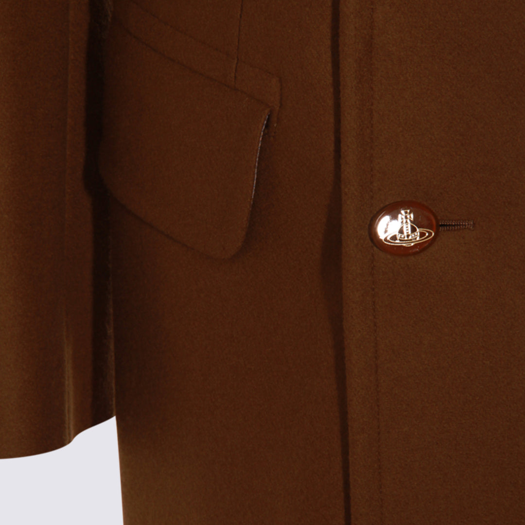 Vivienne Westwood Coats - Brown | 2414a39e92c933ea0c19fd50e949ba1e7f547f8f