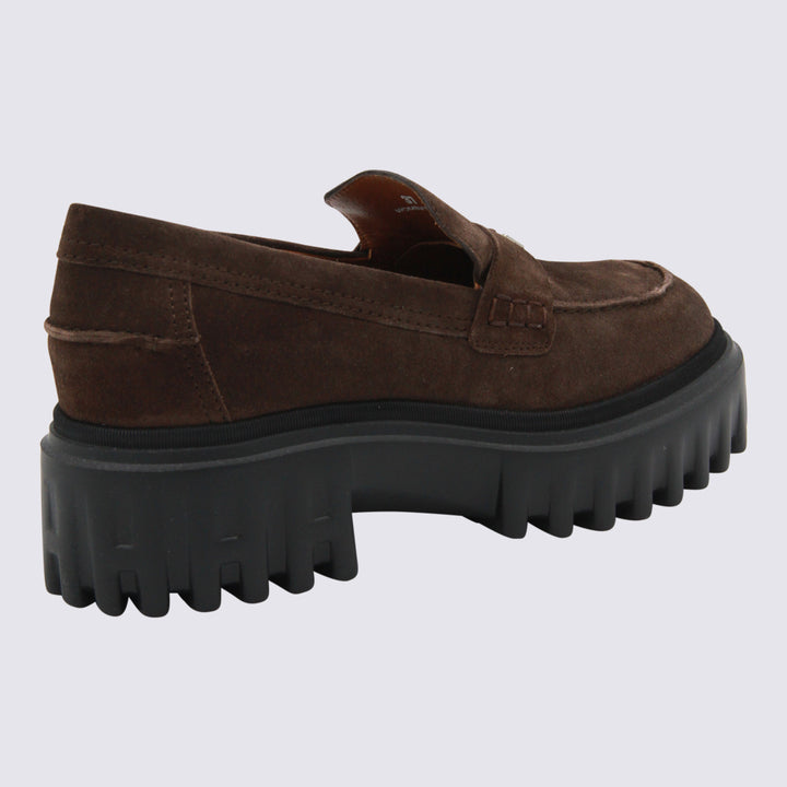 Hogan Flat shoes - Brown | e98292d14c2bffa1d3e23dd3a571792114e7da3c