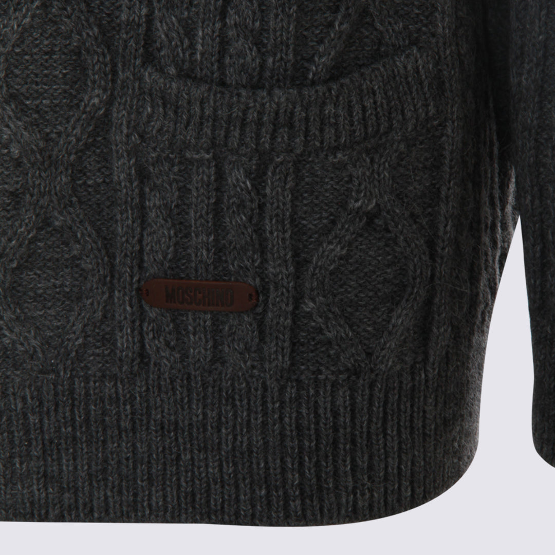 Moschino Sweaters - GREY-BEIGE | 8bf267cc4cc5b032ebe2d8b3dbb1714273c9e511