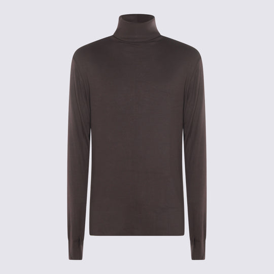 T-Shirts And Polos Night Brown