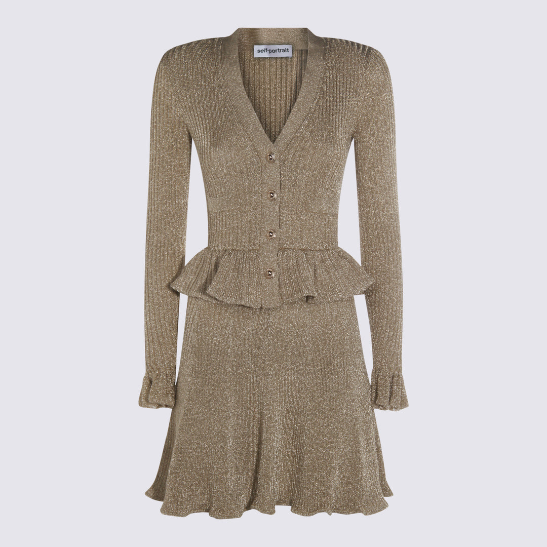 Self-Portrait Dresses - Brown | eaef1414b4bbd3a7275e476a131c6929f65b0187