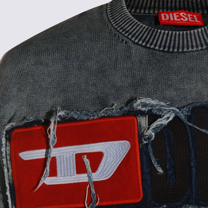 Diesel Sweaters - Blue and green | af3442e27612bc190b255a7c397d2474475a1471