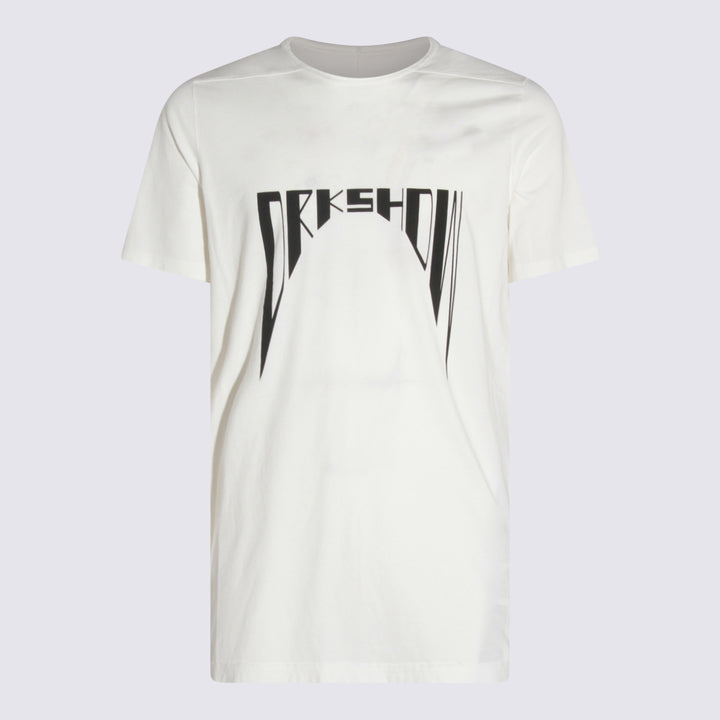 Rick Owens Drkshdw T-shirts and Polos - MILK/BLACK | 68a1b0756846b4def5c4e493122baaccdd6b3b4a