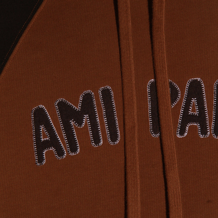 Ami Paris Sweaters - BROWN/BLACK | cf52c1aed53248acaad6d89fbf35aed05d4042ba