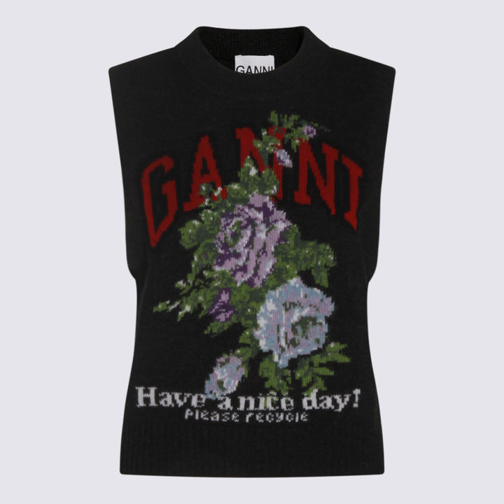 Ganni Sweaters - Phantom | b385bf609c2357f54ba8d24f3b98d17433eed44d