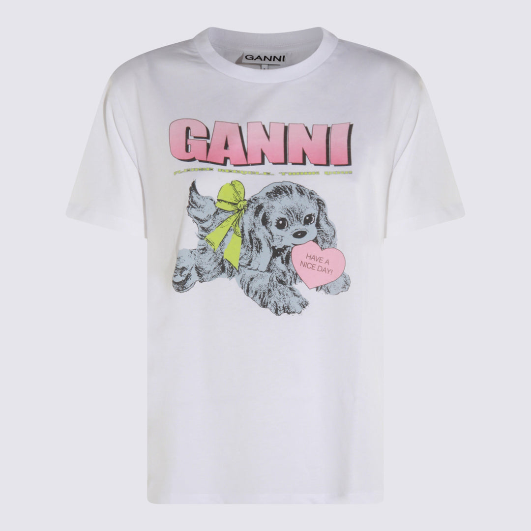 Ganni T-shirts and Polos - Light and natural | 863a9afc163dfd169d88c4beffcedb596d167c78
