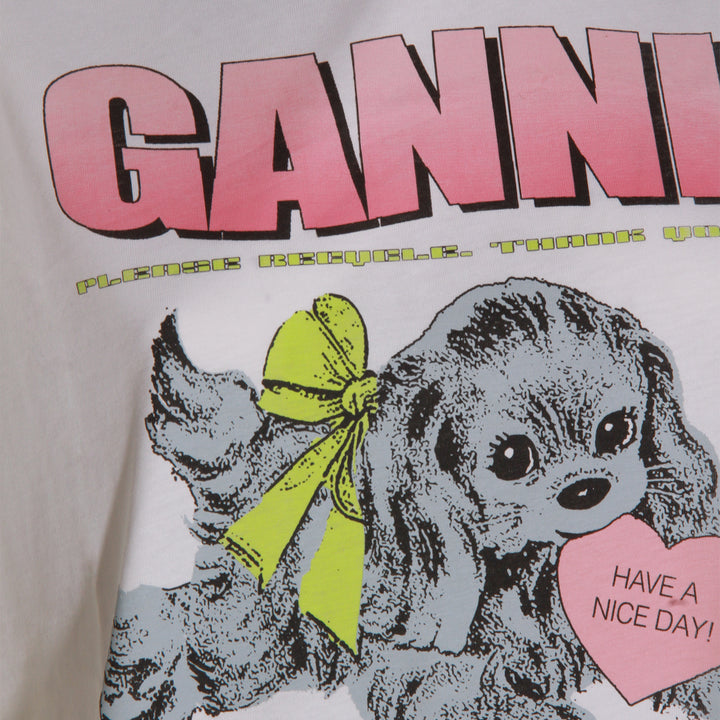 Ganni T-shirts and Polos - Light and natural | 467a5ae58e52a49fa6496f7046b1d43ea8ea8bf2