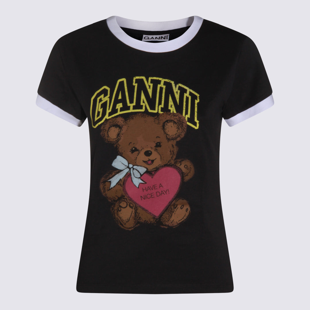 Ganni T-shirts and Polos - Phantom | 9d21532518dd8914230862adf471b5cf83d2ee41