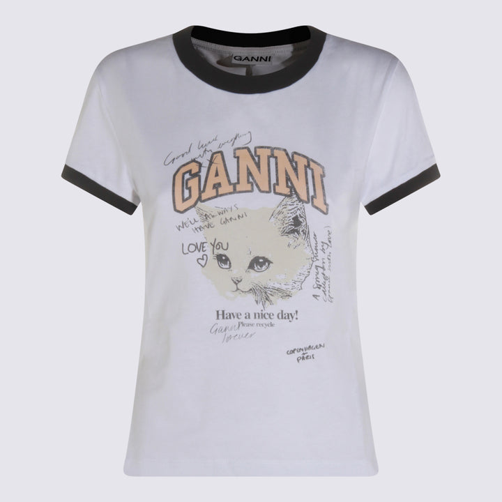 Ganni T-shirts and Polos - Light and natural | 144a62e4b3e22a331b4673bb134476fceaa07846