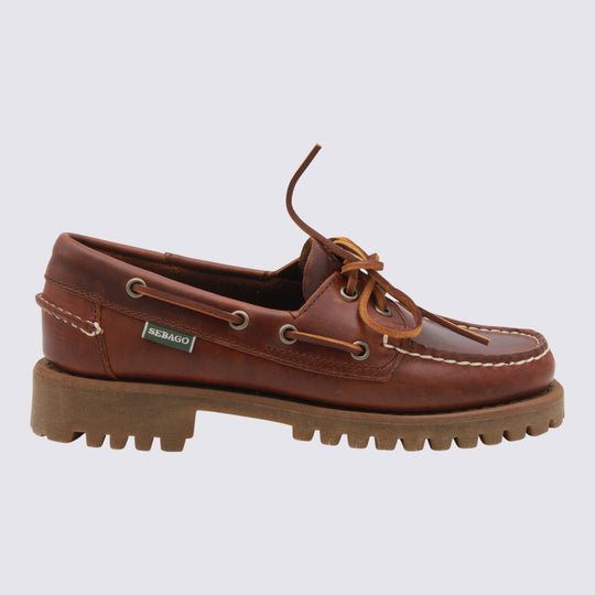 Flat Shoes Brown Gum