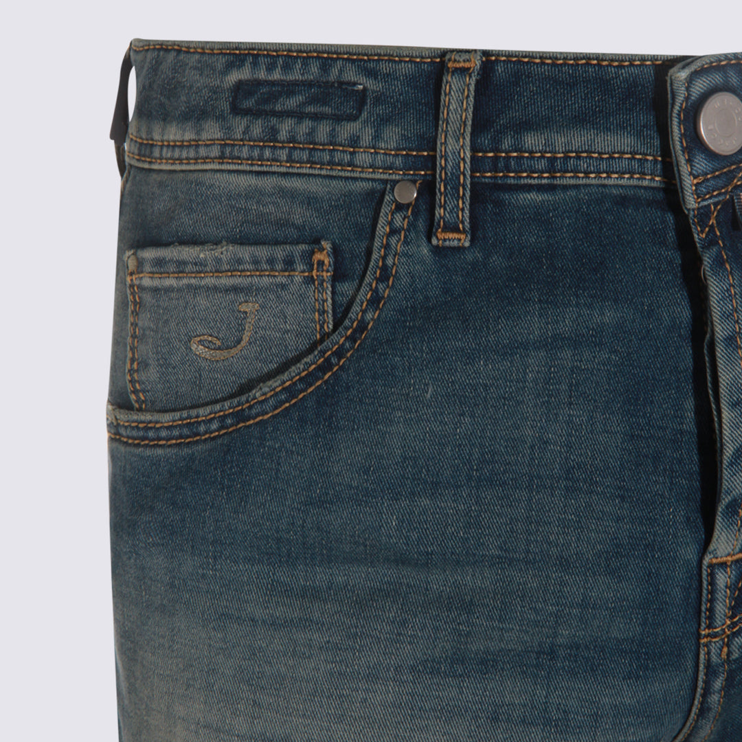 Jacob Cohen Jeans - Blue and green | 78302e64d847c5dc27db2373fa6ab4aa43bc1a44