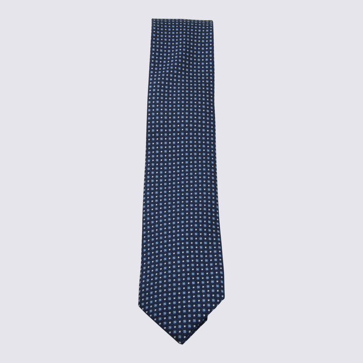 Zegna Ties - Blue and green | ee84251b36a22234716bb4713a9c4d91111d7ff5
