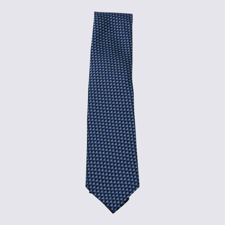 Zegna Ties - Blue and green | 58fda81ffa8a74956f213662308c1badaabb1648